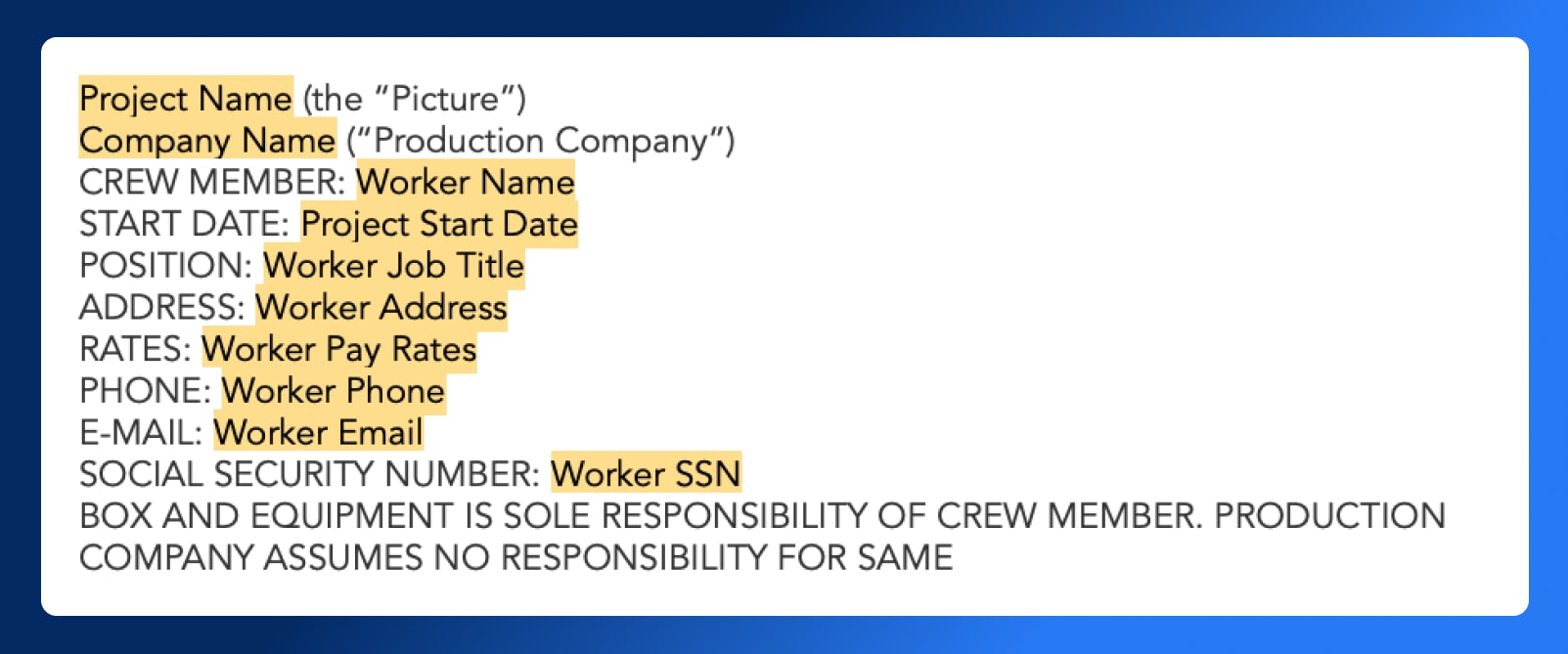 The Last Crew Deal Memo You'll Ever Need Wrapbook